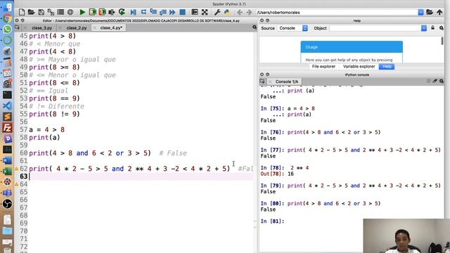 Algoritmos Condicionales python смотреть онлайн