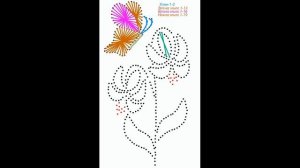 Урок по вышиванию цветов в технике изонить