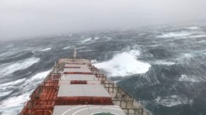 ШТОРМ и Огромные волны в Тихом океане. Блог моряка