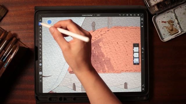 Live Watercolors in Adobe Fresco | Adobe Creative Cloud смотреть онлайн