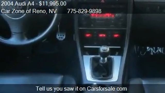2004 Audi A4 3.0 quattro - for sale in Reno, NV 89502 смотреть онлайн