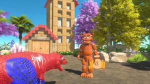 Big Spider-Man Battle in Jurassic Word! FPS Avatar in Jurassic Park Rescues Superhero Dinosaurs