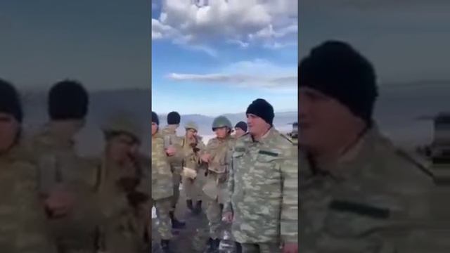 Армянский военный на чистом азербайджанском языке общается с азербайджанским офицером смотреть онлайн