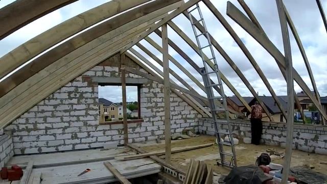 Новая двускатная крыша-надежная и простая в сборке смотреть онлайн