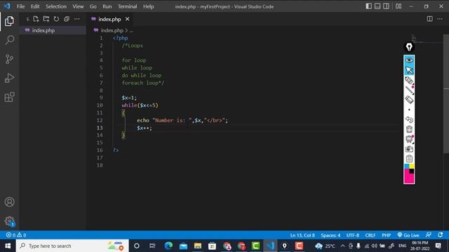 php loops: For, ForEach, While, Do While | For loop in php | while loop in php | do-while in php смотреть онлайн
