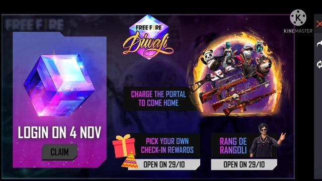 how to claim Diwali events free bundle and gun skin ?#smjokergaming#freefire?? смотреть онлайн