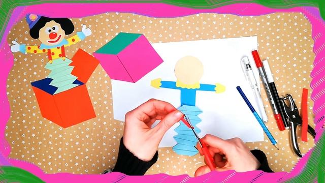 Clown Craft For Kids II Clown Basteln II Клоун из бумаги ?