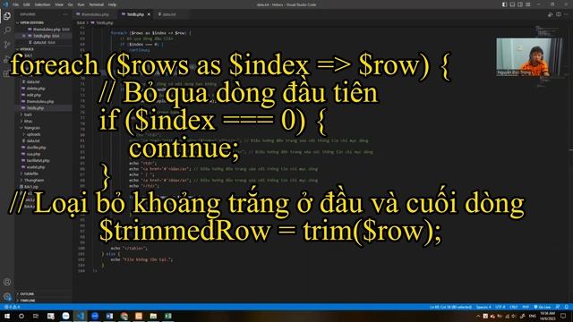 Chủ đề PHP với txt: Txt làm database-Nguyễn Đức Trọng-IT-Áp dụng Chatgpt-Phần 1 смотреть онлайн