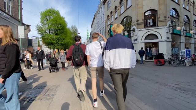 Virtual Walking Tour 4K, Walking Street Strøget, Copenhagen Denmark, Ultra HD 60FPS #Tourist