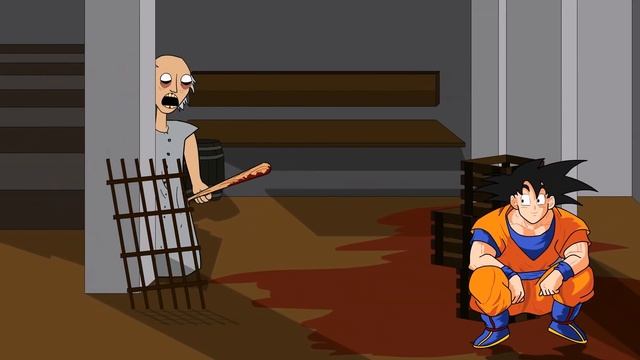 GRANNY THE HORROR GAME ANIMATION COMPILATION #16 : GOKU Vs Scary Granny and Evil Nun смотреть онлайн