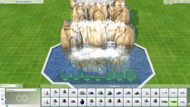How to make a Waterfall / The Sims 4 Base Game / Как построить Водопад / Симс 4 Базовая Игра смотреть онлайн