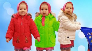 Bad Kid & Baby Doll doing shopping Crying for Candy Kids by Learn Colors Johny Johny Yes Papa