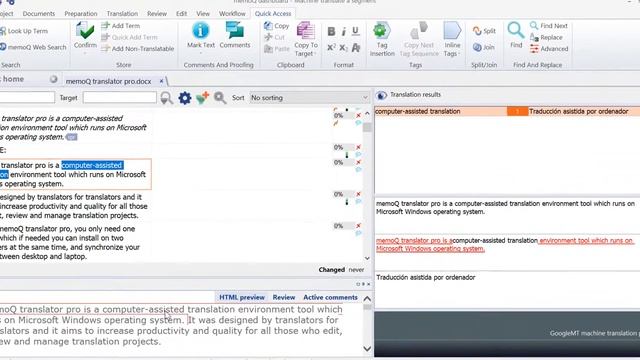 Machine translate a segment in memoQ смотреть онлайн