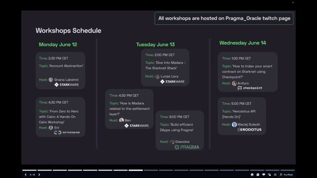 Pragma Cairo 1.0 Hackathon - Grand Opening Ceremony смотреть онлайн