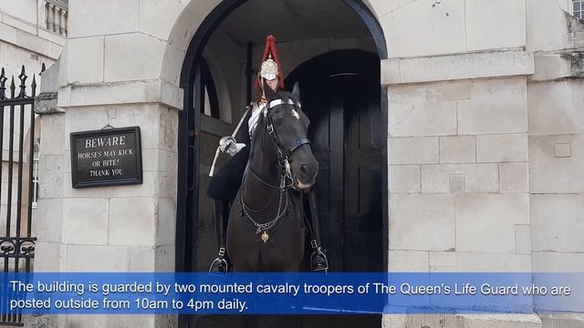 Horseguards Parade Whitehall |10 Downing Street | Queen's Life Guards | London Walking Tour 2022 смотреть онлайн