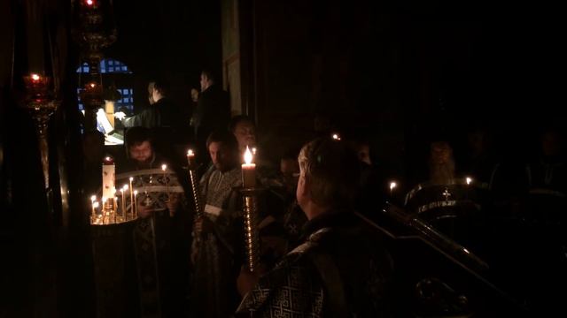 "Разделиша ризы моя о себе", пение на Пассии смотреть онлайн