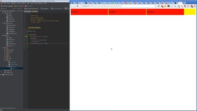 Окружение для веб-разработки в phpStorm, MODX, Git, JSX, SASS File Watchers. Компиляция Bootstrap. смотреть онлайн