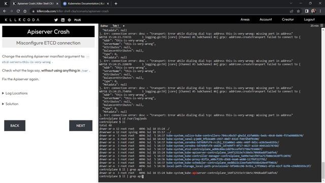 Apiserver Crash - Killer Shell CKA Killercoda Solution смотреть онлайн