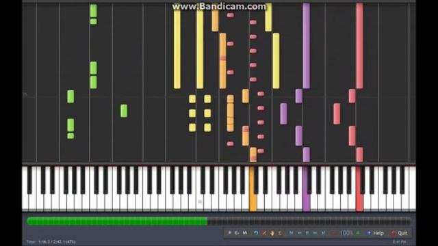 Corpse Party - Ch1 Main BGM (Synthesia Tutorial + midi) смотреть онлайн