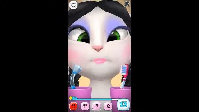 МОЯ ГОВОРЯЩАЯ АНДЖЕЛА ♡ ДЕТСКИЙ ЛЕТСПЛЕЙ My Talking Angela Android Gameplay смотреть онлайн