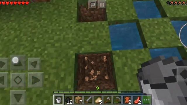 Minecraft Trial 1.7.9 Part 3. I finished my pool 2 infinites water and another water.