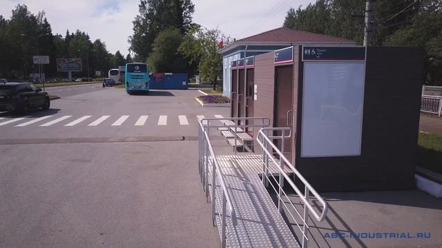 Туалетный модуль "Белград" на станции Репино в г. Санкт-Петербурге. смотреть онлайн