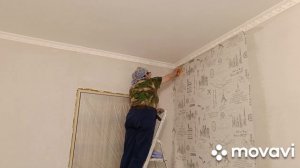 Как начать клеить обои с подбором рисунка