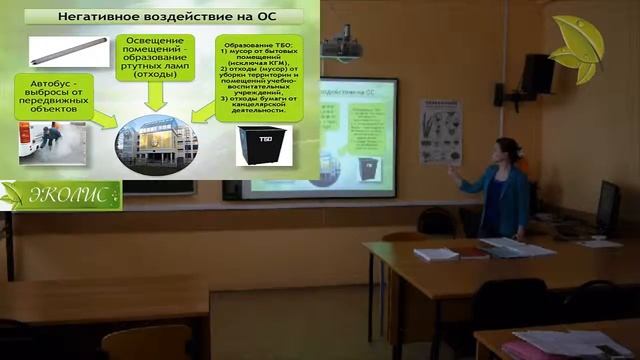 Эколис. Виды негативного воздействия на окружающую среду. На примере ГБОУ спортивная школа г. Москв смотреть онлайн
