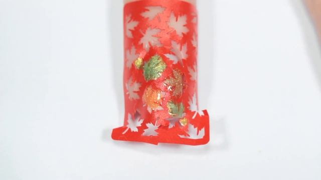 Fall Leaves Nails using Whats Up Nails Stencils | NailsByErin смотреть онлайн