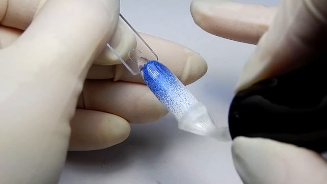 Дизайн ногтей гель-лаком♥ Камифубуки♥ Градиент с блестками♥ Valeriya Nails смотреть онлайн