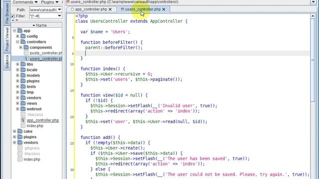 Cakephp Auth Component Tutorial Part 1 смотреть онлайн