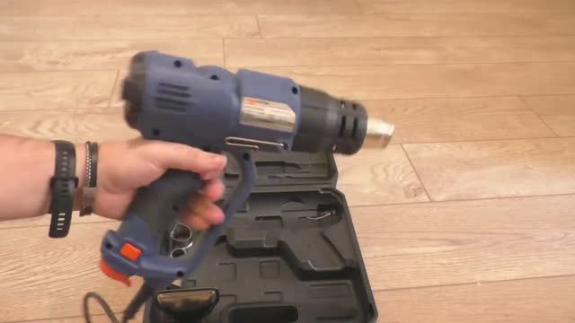 Отличный бюджетный строительный фен DEXTER 2000вт. смотреть онлайн