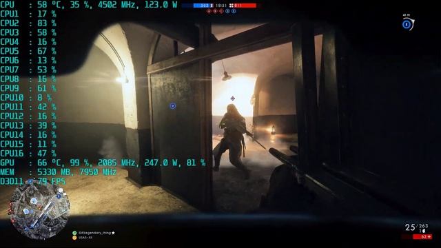 Battlefield 1 | RTX 3060 Ti | Xeon E5-1680V2 смотреть онлайн