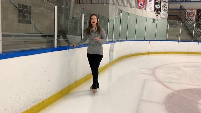 How to do a Half Lutz Jump in Figure Skates! - Learn To Jump On Ice! смотреть онлайн
