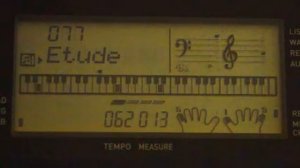 Casio Demo Songs - 077 ETUDE op.10 no.3 «CHANSON DE L'ADIEU»