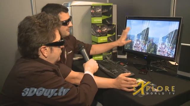 NVIDIA Personal GeForce 3D Vision Active Shutter Glasses смотреть онлайн