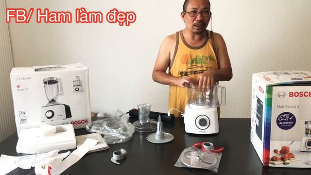 Hướng dẫn sử dụng máy xay thịt làm các loại chả của Bosch MCM 3100W смотреть онлайн