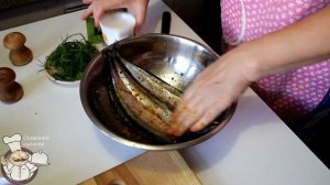 Запеченная рыба сайра в духовке. Вкусный, быстрый и простой в приготовлении рецепт.