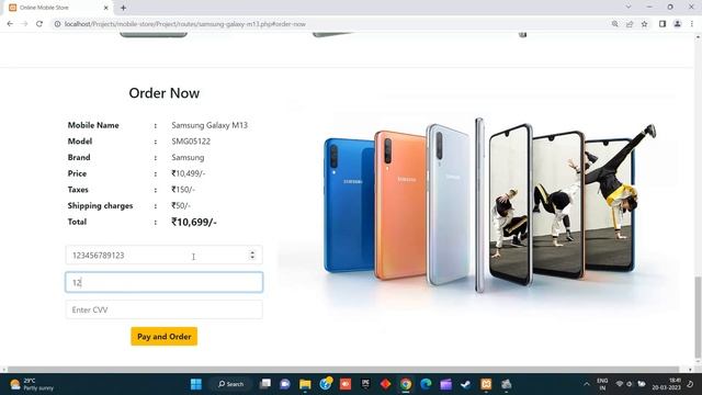 Online Mobile Shop | Mini Project | PHP Project | Ecommerce Store Project with Source Code смотреть онлайн
