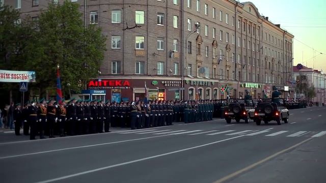 Репетиция парада Брянск 2015 год. смотреть онлайн