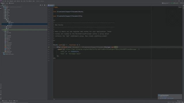 Telegram Bot на PHP - Laravel смотреть онлайн