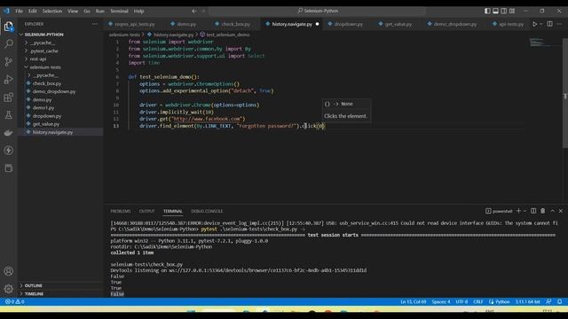 #Tutorials 10 || Navigation of browser history || Python Selenium смотреть онлайн