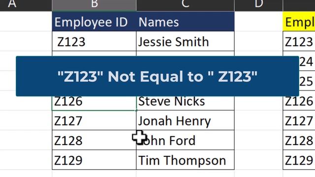 Excel Tips - TRIM Function - Removes Unwanted Extra Spaces / Fixes Common Formula Error смотреть онлайн