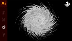 Эффект скручивания в иллюстраторе  #Orlovillustrator