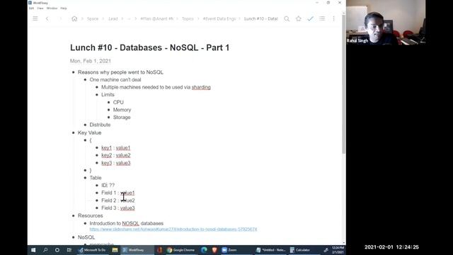 Data Engineer's Lunch #10: NoSQL Databases - Part 1 смотреть онлайн