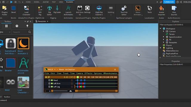 Super realistic roblox walk animation R6. made in roblox studio / moon animator. (inspired by aut) смотреть онлайн