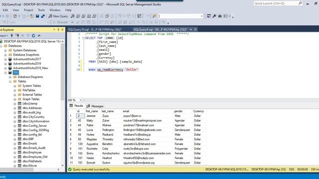 88 How to read data from Stored Procedure and insert into SQL table using SSIS смотреть онлайн