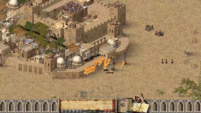 Stronghold Crusader HD - KI Kämpfe mit Patch - Friedrich und Sheriff vs Wazir, Nizar und Sultan смотреть онлайн