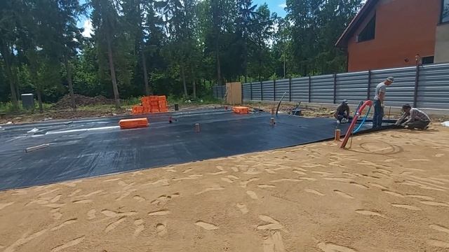 Классический фундамент. Монолитная плита 300 мм. Делаем правильно! смотреть онлайн