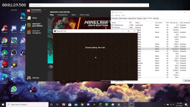 Minecraft Java 1.8 SS Glitched WR(time travel) смотреть онлайн